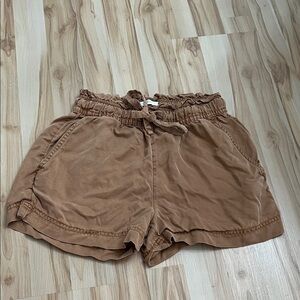 High Waist Tencel/Lyocell Shorts